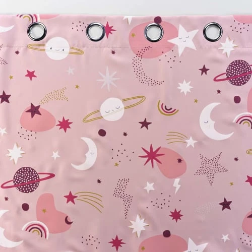 Home Maison Rideau Occultant Enfant Ambiance Astrale Polyester Rose 260 X 140 6 Home Maison Rideau Occultant Enfant Ambiance Astrale Polyester Rose 260 X 140 – Image 4