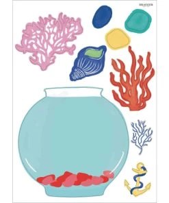 Draeger Paris Sticker Mural Aquarium 9 Draeger Paris Sticker Mural Aquarium -Boutique KidKraft sticker mural aquarium 2