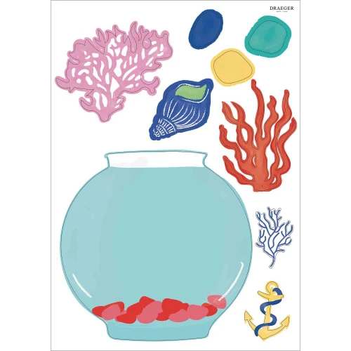 Draeger Paris Sticker Mural Aquarium 6 Draeger Paris Sticker Mural Aquarium – Image 4