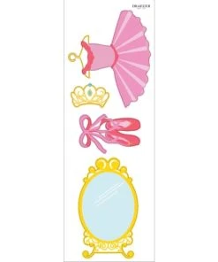 Draeger Paris Sticker Mural Ballerine -Boutique KidKraft sticker mural ballerine 4