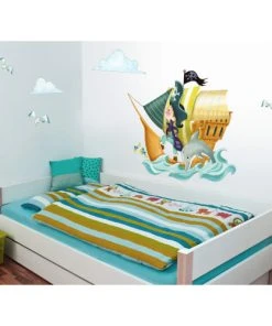 Acte Deco Sticker Mural Bateau De Pirates Pour Enfant - 110x60 -Boutique KidKraft sticker mural bateau de pirates pour enfant 110x60 3