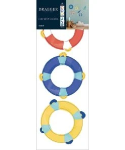 Draeger Paris Sticker Mural Bouées Tricolores -Boutique KidKraft sticker mural bouees tricolores 5