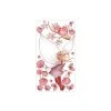 Acte Deco Sticker Mural Fée Volante Et Papillons Pour Enfant - 110x60