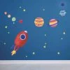 Draeger Paris Sticker Mural Fusée Et Planètes -Boutique KidKraft sticker mural fusee et planetes
