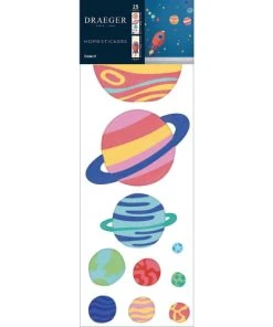 Draeger Paris Sticker Mural Fusée Et Planètes 11 Draeger Paris Sticker Mural Fusée Et Planètes -Boutique KidKraft sticker mural fusee et planetes 4