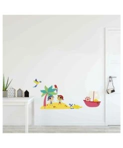 Draeger Paris Sticker Mural Ile Aux Pirates -Boutique KidKraft sticker mural ile aux pirates 2