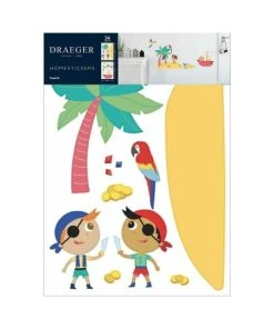 Draeger Paris Sticker Mural Ile Aux Pirates -Boutique KidKraft sticker mural ile aux pirates 3
