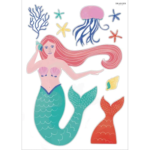 Draeger Paris Sticker Mural Petite Sirène 7 Draeger Paris Sticker Mural Petite Sirène – Image 5