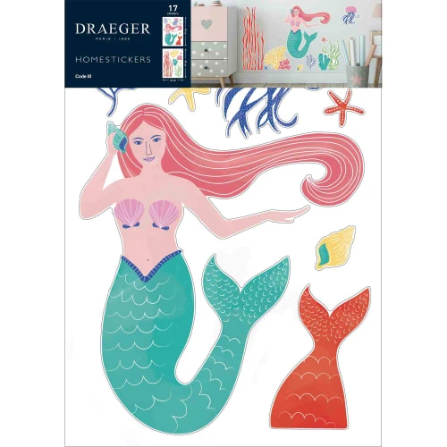 Draeger Paris Sticker Mural Petite Sirène 8 Draeger Paris Sticker Mural Petite Sirène – Image 6