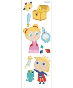 Draeger Paris Sticker Mural Princesse Et Prince -Boutique KidKraft sticker mural princesse et prince 3