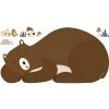 Lilipinso Sticker Ours Forest Happiness (86 X 45 Cm) -Boutique KidKraft sticker ours forest happiness 86 x 45 cm