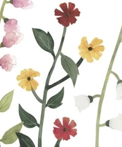 Lilipinso Sticker Xl Fleurs Sauvages En Vinyle Mat Vert 64x55 Cm -Boutique KidKraft sticker xl fleurs sauvages en vinyle mat vert 64x55 cm 1