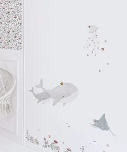 Lilipinso Stickers Animaux Marins En Vinyle Mat Bleu 64x90 Cm -Boutique KidKraft stickers animaux marins en vinyle mat bleu 64x90 cm 2