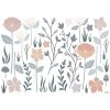 Lilipinso Stickers Bouquets De Fleurs En Vinyle Mat Bleu
