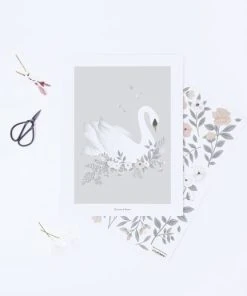 Lilipinso Stickers Champs De Roses En Vinyle Mat Bleu 64x90 Cm -Boutique KidKraft stickers champs de roses en vinyle mat bleu 64x90 cm 2