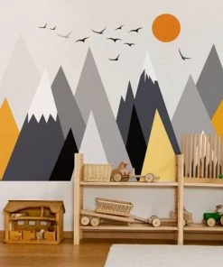 Ambiance Sticker Stickers Enfant Montagnes Scandinaves Alaska 120x180cm -Boutique KidKraft stickers enfant montagnes scandinaves alaska 120x180cm 1
