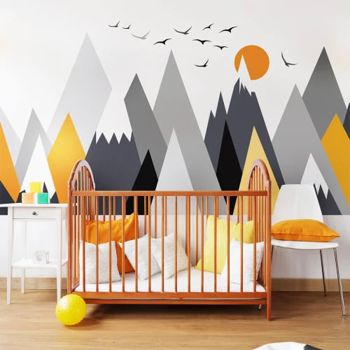 Ambiance Sticker Stickers Enfant Montagnes Scandinaves Alaska 40x60cm 3 Ambiance Sticker Stickers Enfant Montagnes Scandinaves Alaska 40x60cm