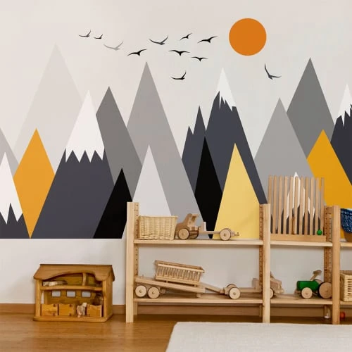 Ambiance Sticker Stickers Enfant Montagnes Scandinaves Alaska 60x90cm 5 Ambiance Sticker Stickers Enfant Montagnes Scandinaves Alaska 60x90cm – Image 3