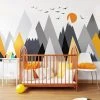 Ambiance Sticker Stickers Enfant Montagnes Scandinaves Alaska 90x135cm