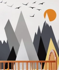 Ambiance Sticker Stickers Enfant Montagnes Scandinaves Alaska 90x135cm -Boutique KidKraft stickers enfant montagnes scandinaves alaska 90x135cm 3