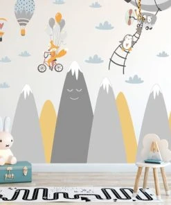Ambiance Sticker Stickers Enfant Montagnes Scandinaves Animaux Magiques 40x60cm -Boutique KidKraft stickers enfant montagnes scandinaves animaux magiques 40x60cm 4