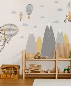 Ambiance Sticker Stickers Enfant Montagnes Scandinaves Animaux Magiques 50x75cm -Boutique KidKraft stickers enfant montagnes scandinaves animaux magiques 50x75cm 1