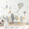 Ambiance Sticker Stickers Enfant Montagnes Scandinaves Animaux Magiques 70x105cm