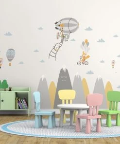 Ambiance Sticker Stickers Enfant Montagnes Scandinaves Animaux Magiques 90x135cm 11 Ambiance Sticker Stickers Enfant Montagnes Scandinaves Animaux Magiques 90x135cm -Boutique KidKraft stickers enfant montagnes scandinaves animaux magiques 90x135cm 2