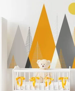 Ambiance Sticker Stickers Enfant Montagnes Scandinaves Antartika 120x180cm