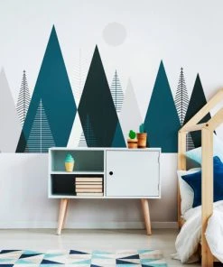Ambiance Sticker Stickers Enfant Montagnes Scandinaves Artika 40x60cm -Boutique KidKraft stickers enfant montagnes scandinaves artika 40x60cm 1