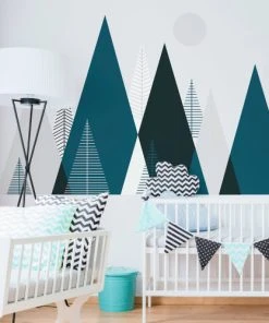 Ambiance Sticker Stickers Enfant Montagnes Scandinaves Artika 40x60cm