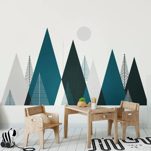 Ambiance Sticker Stickers Enfant Montagnes Scandinaves Artika 60x90cm 7 Ambiance Sticker Stickers Enfant Montagnes Scandinaves Artika 60x90cm â Image 5