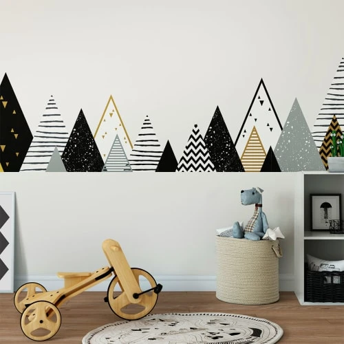 Ambiance Sticker Stickers Enfant Montagnes Scandinaves Chapka 60x100cm 5 Ambiance Sticker Stickers Enfant Montagnes Scandinaves Chapka 60x100cm – Image 3