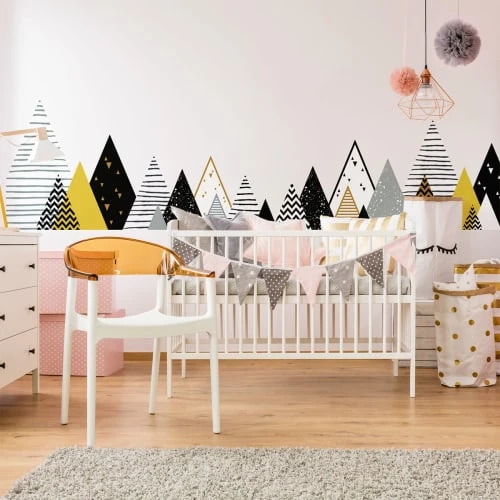 Ambiance Sticker Stickers Enfant Montagnes Scandinaves Chapka 60x100cm 6 Ambiance Sticker Stickers Enfant Montagnes Scandinaves Chapka 60x100cm – Image 4