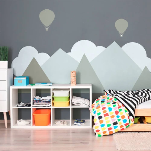 Ambiance Sticker Stickers Enfant Montagnes Scandinaves Helsinki 50x65cm 5 Ambiance Sticker Stickers Enfant Montagnes Scandinaves Helsinki 50x65cm – Image 3