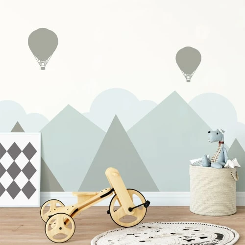 Ambiance Sticker Stickers Enfant Montagnes Scandinaves Helsinki 50x65cm 6 Ambiance Sticker Stickers Enfant Montagnes Scandinaves Helsinki 50x65cm – Image 4