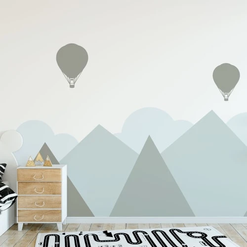 Ambiance Sticker Stickers Enfant Montagnes Scandinaves Helsinki 50x65cm 3 Ambiance Sticker Stickers Enfant Montagnes Scandinaves Helsinki 50x65cm