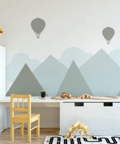 Ambiance Sticker Stickers Enfant Montagnes Scandinaves Helsinki 70x95cm -Boutique KidKraft stickers enfant montagnes scandinaves helsinki 70x95cm 3