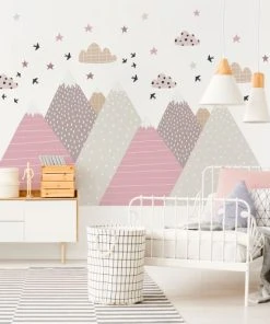 Ambiance Sticker Stickers Enfant Montagnes Scandinaves Jenika 80x120cm -Boutique KidKraft stickers enfant montagnes scandinaves jenika 80x120cm 1
