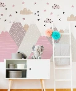 Ambiance Sticker Stickers Enfant Montagnes Scandinaves Jenika 80x120cm -Boutique KidKraft stickers enfant montagnes scandinaves jenika 80x120cm 2