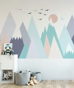 Ambiance Sticker Stickers Enfant Montagnes Scandinaves Kristinka 100x150cm -Boutique KidKraft stickers enfant montagnes scandinaves kristinka 100x150cm 2