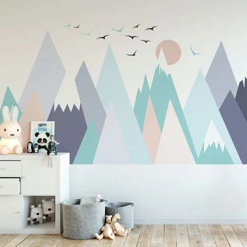 Ambiance Sticker Stickers Enfant Montagnes Scandinaves Kristinka 120x180cm 6 Ambiance Sticker Stickers Enfant Montagnes Scandinaves Kristinka 120x180cm – Image 4