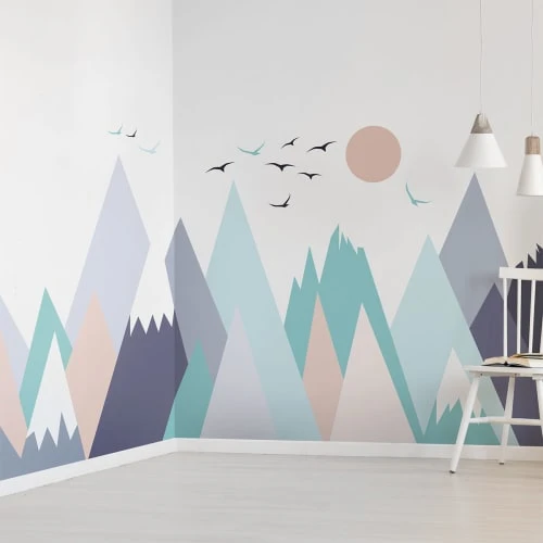 Ambiance Sticker Stickers Enfant Montagnes Scandinaves Kristinka 120x180cm 3 Ambiance Sticker Stickers Enfant Montagnes Scandinaves Kristinka 120x180cm