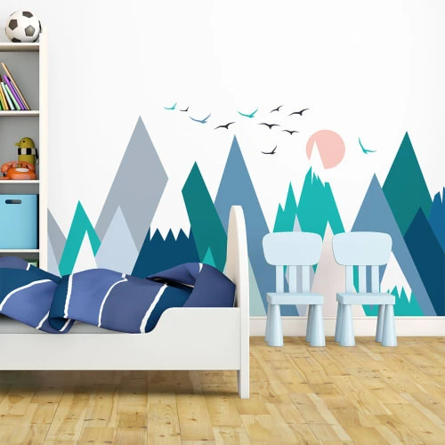 Ambiance Sticker Stickers Enfant Montagnes Scandinaves Lolika 40x60cm 6 Ambiance Sticker Stickers Enfant Montagnes Scandinaves Lolika 40x60cm – Image 4