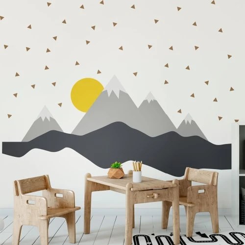 Ambiance Sticker Stickers Enfant Montagnes Scandinaves Nordika 110x165cm 3 Ambiance Sticker Stickers Enfant Montagnes Scandinaves Nordika 110x165cm