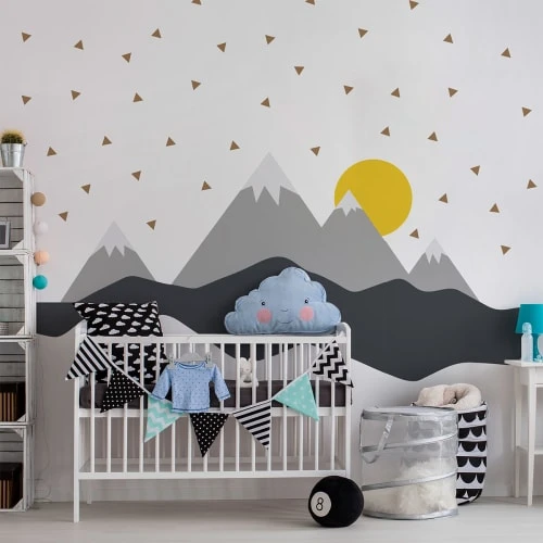 Ambiance Sticker Stickers Enfant Montagnes Scandinaves Nordika 120x180cm 6 Ambiance Sticker Stickers Enfant Montagnes Scandinaves Nordika 120x180cm – Image 4