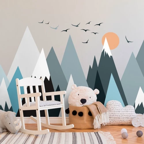 Ambiance Sticker Stickers Enfant Montagnes Scandinaves Parka 50x75cm 8 Ambiance Sticker Stickers Enfant Montagnes Scandinaves Parka 50x75cm – Image 6