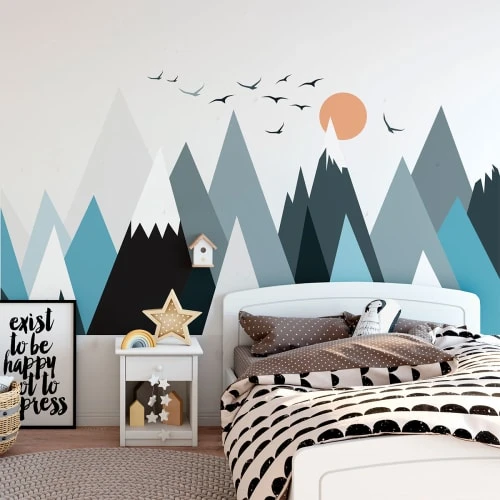 Ambiance Sticker Stickers Enfant Montagnes Scandinaves Parka 60x90cm 3 Ambiance Sticker Stickers Enfant Montagnes Scandinaves Parka 60x90cm