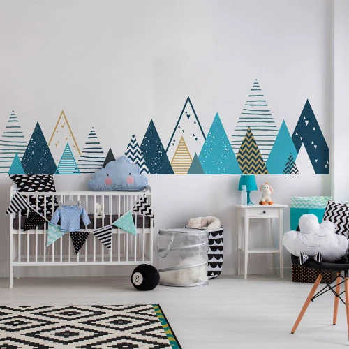 Ambiance Sticker Stickers Enfant Montagnes Scandinaves Tipika 110x185cm 3 Ambiance Sticker Stickers Enfant Montagnes Scandinaves Tipika 110x185cm