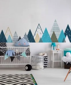 Ambiance Sticker Stickers Enfant Montagnes Scandinaves Tipika 70X115cm